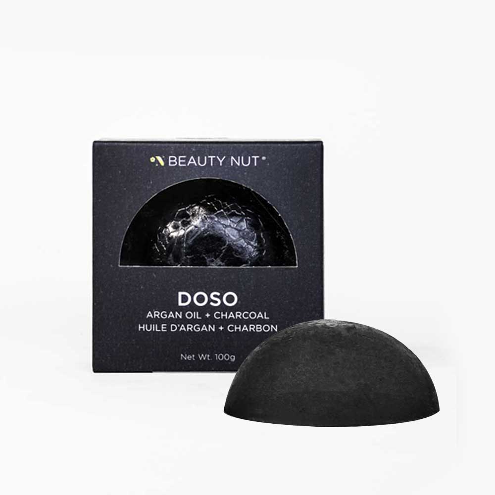 DOSO Argan Oil Soapbar with Black Charcoal Extracts