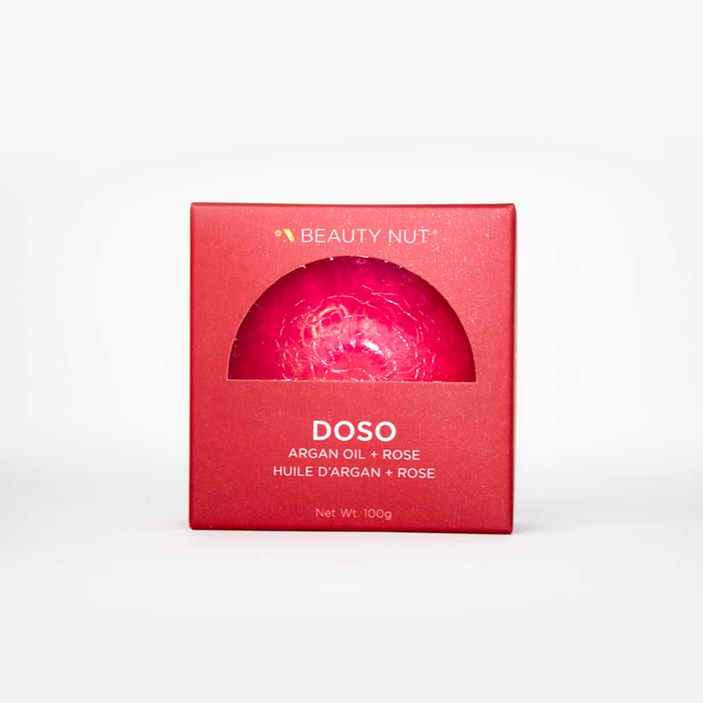 DOSO Argan Oil Soapbar with Rose Extracts