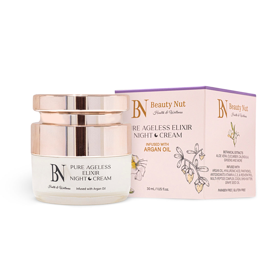 Pure Ageless Elixir Argan Oil Anti-Aging Night Cream