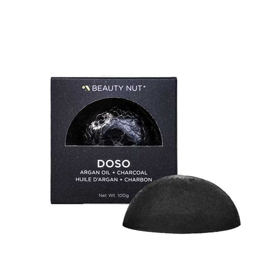 Argan Oil DOSO Cleanser Bar with Black Charcoal Extracts 1 Pack
