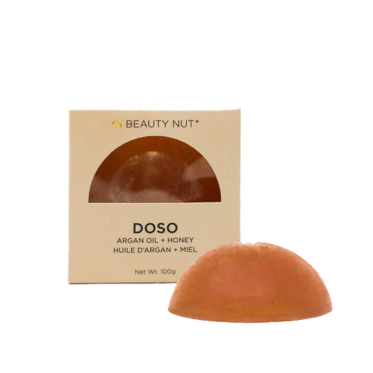 Argan Oil DOSO Cleanser Bar with Honey Extracts 1 Pack
