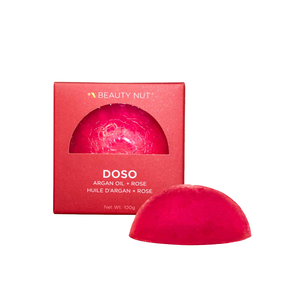 DOSO Argan Oil Soapbar with Rose Extracts