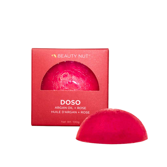 Argan Oil DOSO Cleanser Bar with Rose Extracts 1 Pack